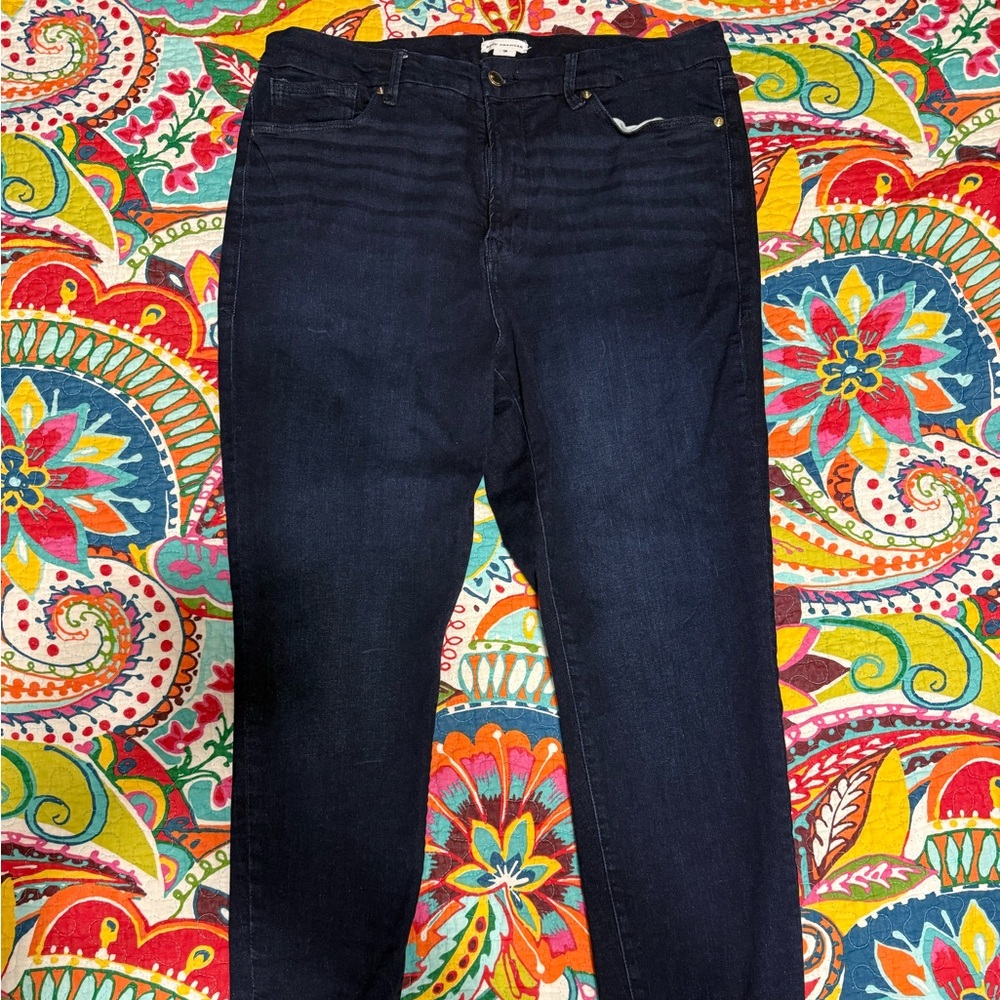 Good American good legs plus size skinny jeans size 18
